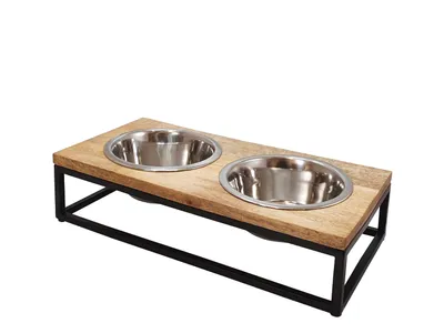 Obrázok produktu pre Miska pre psy Elegant Diner 56 x 28 X 17 cm, 2 x 2800 ml