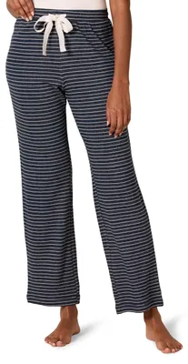 Produktbild von A. Essentials Damen Leichte Frottee-Pyjamahose mit Kordelzug, Marineblau Weiß Mi