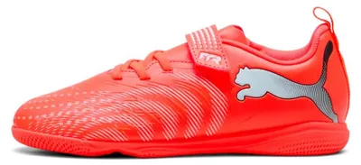 Produktbild von PUMA Future 9 Play It V Jr Fußballschuh für Kinder, Unisex, Glowing Red PUMA Weiß PUMA Schwarz, 34.5 EU