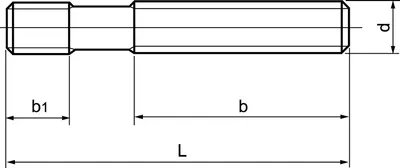 Immagine prodotto di Bullone Amf Din6379 M30x 500 Temprato e rinvenuto A 8,8