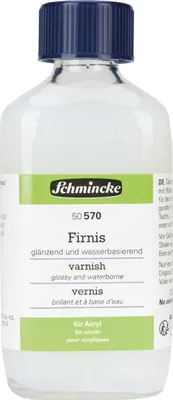 Schmincke 200ml Firnis glänzend, wasserbasiert Hilfsmittel 50 570 026