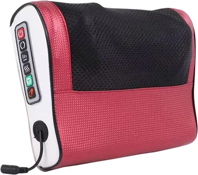 Immagine prodotto di Massaggiatore Nekmassage - Riscaldamento Shiatsu - Favorisce il rilassamento muscolare - Pressione regolabile - 30 x 23 x 11 cm - Grigio