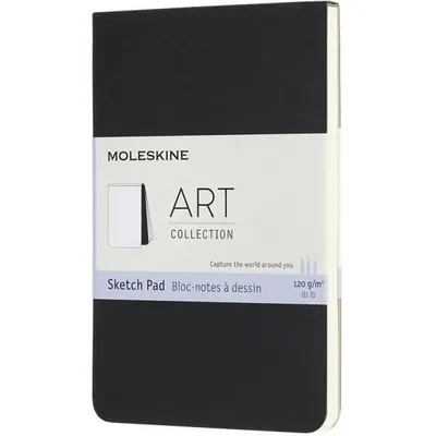 Image de MOLESKINE Bloc à croquis P/A6 120g/qm carton noir