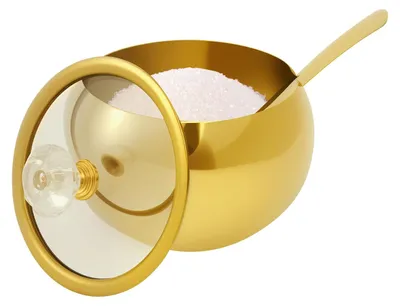 Produktbild von Edelstahl-Gewürzbehälter mit Löffel für die Küche
