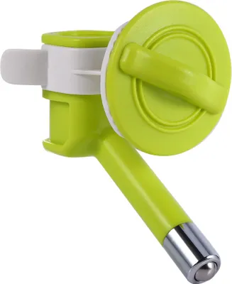 Image de Distributeur d'eau pour chien et chat, buse, abreuvoir suspendu, fontaine, distributeur de nourriture, accessoires pour animaux domestiques (vert)