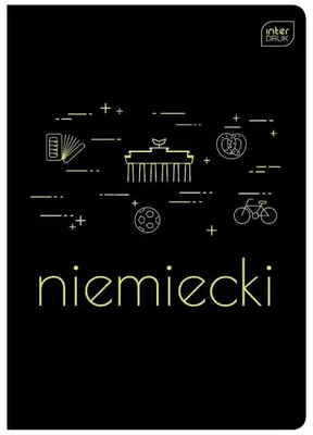 Zdjęcie produktu dla Zeszyt A5/60K kratka J. Niemiecki (10szt) - INTERDRUK