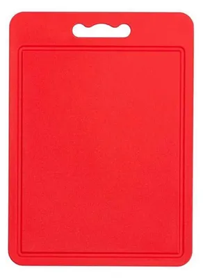 Poly-Snijplatte, rutschfest, spülmaschinenfest, 35x25 cm, rot