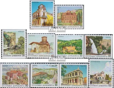 Produktbild von Briefmarken Griechenland 1994 Mi 1856C-1865C (kompl.Ausg.) postfrisch Provinzhauptstädte