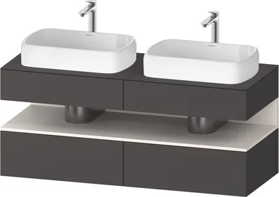 Produktbild von DURAVIT QA4767084490010 QTG KWTU WH Ek. 1400x550x600 Gt Mt. H