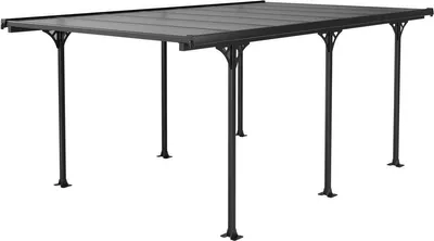 Immagine prodotto di Carport "Denver" - 5,02 x 3,13 x 2,05 m - Trasparente / Nero