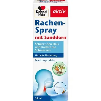 Immagine prodotto di Spray gola doppio cuore con olivello spinoso 30 ml