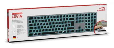 Immagine prodotto di speedlink SL-640100-GY speedlink LEVIA Tastatur kabellos grau