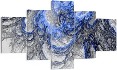 Produktbild von Bild auf Leinwand - Leinwandbild - Abstraktion modern - 125x70cm - Wand Bild - Wanddeko - Leinwanddruck - Bilder - Kunstdruck - Wanddekoration - Leinwand bilder - Wandkunst - EA125x70-3726