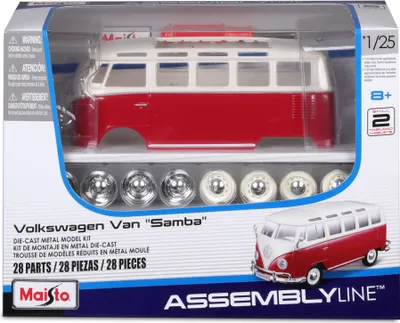 Image de Maisto - Volkswagen Van Samba, 1:25