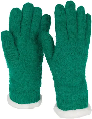 Produktbild von styleBREAKER Damen warme Winter Handschuhe mit Reiskorn Muster und Fleece, Thermo Strickhandschuhe, Fingerhandschuhe 09010040