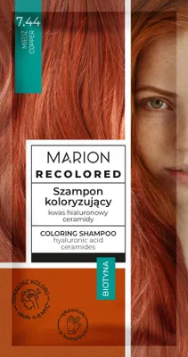 Produktbild von MARION Farbauffrischendes Shampoo Nr. 7.44 Kupfer (4-8 Haarwäschen) 35 ml