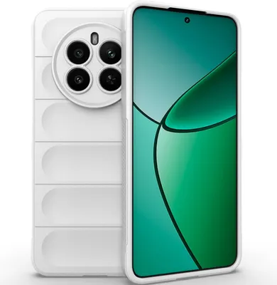 Produktbild von Handyhülle für Realme 12+ Weich TPU Silikon Stossfest Anti-rutsch Hülle Weiß