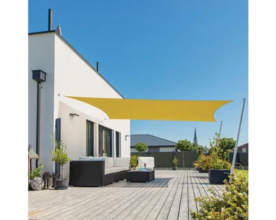 Produktbild von Windhager Sonnensegel Rechteckig Polyester (PES) gelb 300x400 cm