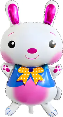Produktbild von Folienballon Hase, Osterhase weiß, ca. 95*49 cm