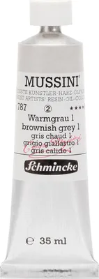Produktbild von Schmincke 35ml MUSSINI Warmgrau 1 Öl 10 787 009