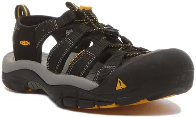 Produktbild von Keen Newport H2 Herren Geschlossene Zehe Wasserdicht Sandale Schwarz – 8,5 Großbritannien - 42,5 EU - 9,5 US / Schwarz