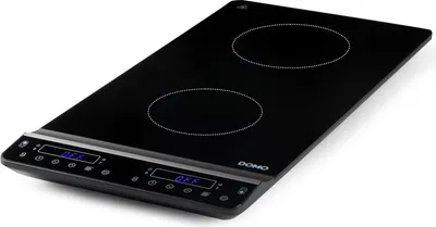 Obrázok produktu pre Domo DO30111KP, Čierna, Na pracovnú dosku, 25.3 cm, Keramický, Keramický, 1 zone(s)