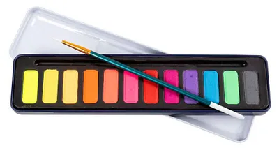 Image de Set d'aquarelle Couleurs Pastel - 12 Couleurs
