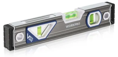 Produktbild von WORKPRO Profi Wasserwaage 25 cm, Mini Wasserwaage Torpedo-Wasserwaage