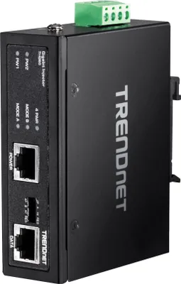 Produktbild von TRENDnet TI-IG60 Gehärteter industrieller Gigabit PoE+ Injektor