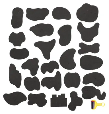 Immagine prodotto di 25 modelli per tatuaggi sui capelli, colorazione, modelli intagliati, sagome, adesivi per lo styling