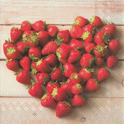 Produktbild von Heart of Strawberries Lunch-Servietten L 866100