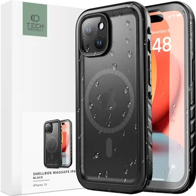 Obrázek produktu pro Tech-Protect Shellbox Magsafe Ip68 Iphone 15 Černý