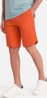 Obrázek produktu pro Ombre Clothing Pánské teplákové kraťasy Cheirih oranžová L