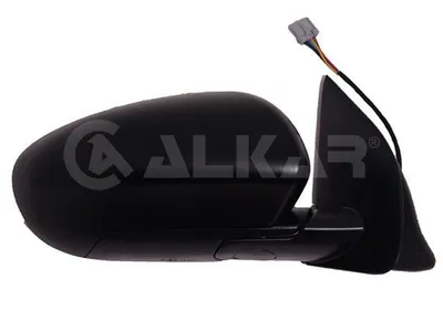 Produktbild von ALKAR 6126567 Außenspiegel Seitenspiegel Rechts für NISSAN Qashqai / Qashqai +2 I (J10, NJ10) Beheizt Konvex Elektrisch