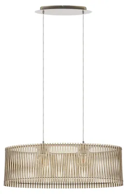 Produktbild von EGLO Sendero, Flexible Halterung, Braun, Satinierter Stahl, Braun, Stahl, Holz, Holz, Drinnen