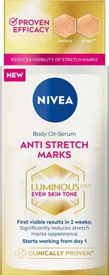 Produktbild von NIVEA LUMINOUS 630 Öl für einen ebenmäßigen Teint, Anti-Dehnungsstreifen-Körperserum 100 ml