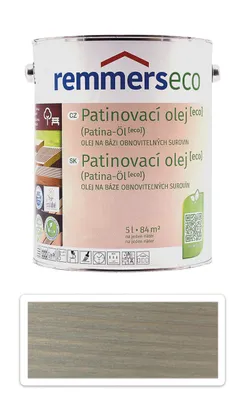 Obrázek produktu pro Remmers - Patinovací olej ECO 5l, Silbergrau / Stříbřitě šedá