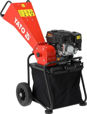 Obrázok produktu pre Benzínový drvič záhradného odpadu s 4-taktným motorom, 5,44 PS, hrúbka rezu 50 mm
