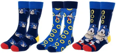 Produktbild von Sonic the Hedgehog Socken 3er-Pack Sonic 35-41