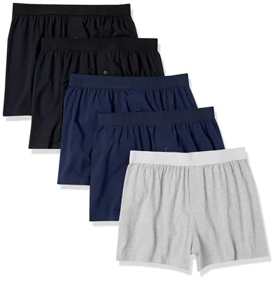 Obrázek produktu pro A. Pánské boxerky Essentials, spodní prádlo z bavlněného úpletu (dostupné v různých barvách)