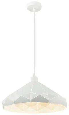 Produktbild von Hängeleuchte mit Muster Lampenschirm, weiß, 40 cm