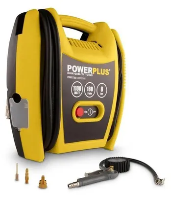 Immagine prodotto di Compressore Aria compressa 8 bar 1,5 CV Con tubo flessibile per aria compressa Ugelli della pistola Senza olio