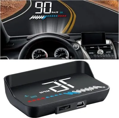 Produktbild von Universal Car Huds Head Up Display, OBD2 GPS Dual-System-Tachometer, Auto- und HUD-Kopf-Up-Tacho
