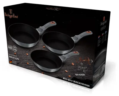 Immagine prodotto di Set Di 3 Padelle 20/24/28Cm Berlinger Haus Bh-6169 Moonlight