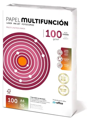Produktbild von m-office Folios A4, 100 g, 50 Blatt, Mehrzweckpapier, für Laser- und Inkjetdruck