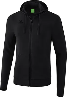 Produktbild von Erima Kapuzensweatjacke Herren - Schwarz
