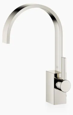 Produktbild von Dornb Waschtisch-Einhandbatterie MEM Ausl 200mm mit Ablaufgarnitur platin
