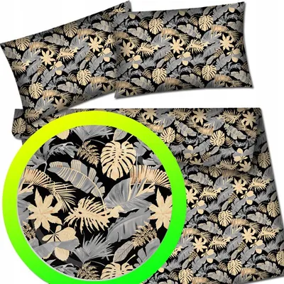 Produktbild von Designpremium Bettwäsche Blumen 160x200 cm Baumwolle
