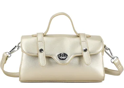 Image de Sac bandoulière en simili cuir Lunah de Giuliano - Femme - Or