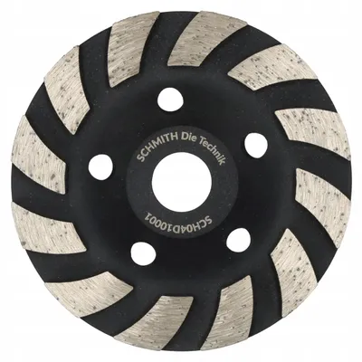 Immagine prodotto di Schmith, disco abrasivo diamantato 125x22,23 mm, modello Turbo. Disco da taglio/disco abrasivo per smerigliatrici angolari, lama per sega, utensile professionale